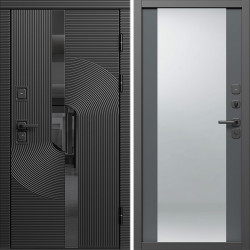 Входная дверь Termo-Door Фрост - Зеркало Grey Софт