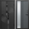 Входная дверь Termo-Door Фрост - Зеркало Люмис Грей Софт