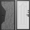 Входная дверь Termo-Door Геометрия Бетон - Арка белое дерево