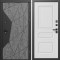 Входная дверь Termo-Door Геометрия Бетон - Классика белое дерево
