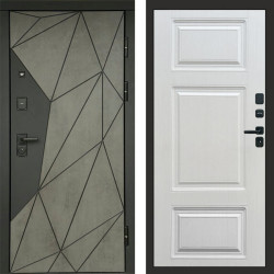 Входная дверь Termo-Door Геометрия Бетон - Лион Лиственница