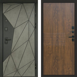 Входная дверь Termo-Door Геометрия Бетон - Мастино Дуб