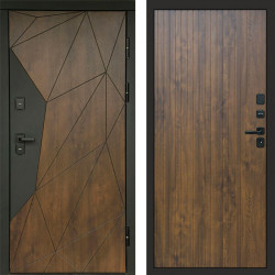 Входная дверь Termo-Door Геометрия Дуб - Flat Дуб