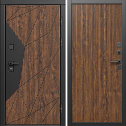 Входная дверь Termo-Door Геометрия Дуб - Флэт Дуб
