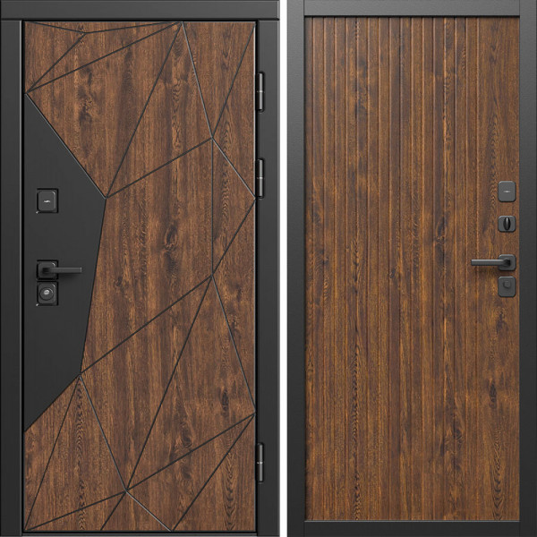 Входная дверь Termo-Door Геометрия Дуб - Флэт Дуб