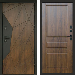 Входная дверь Termo-Door Геометрия Дуб - Классика дуб