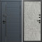 Входная дверь Termo-Door Графит Лайн - Горизонт бетон светлый