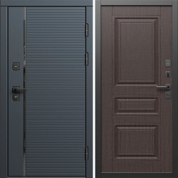 Входная дверь Termo-Door Графит Лайн - Классика венге