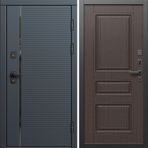 Входная дверь Termo-Door Графит Лайн - Классика венге