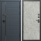 Входная дверь Termo-Door Графит Лайн - Лучи бетон светлый