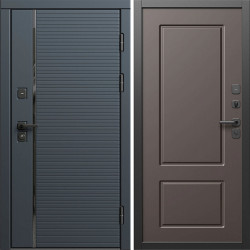 Входная дверь Termo-Door Графит Лайн - Марсель Шоколад
