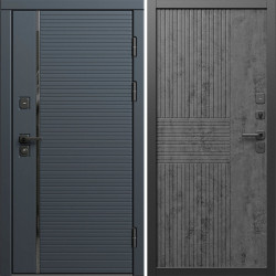 Входная дверь Termo-Door Графит Лайн - Мастино Бетон темный