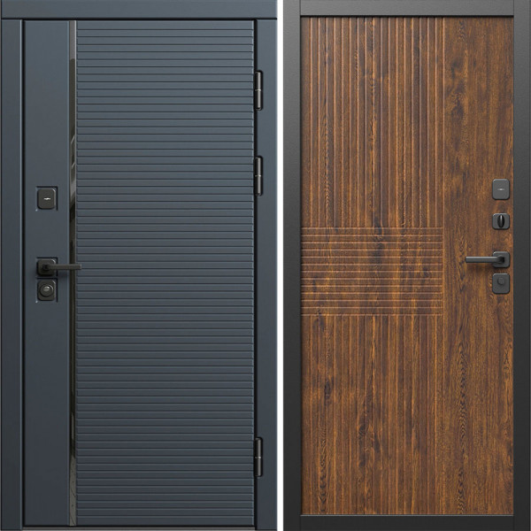 Входная дверь Termo-Door Графит Лайн - Мастино Дуб