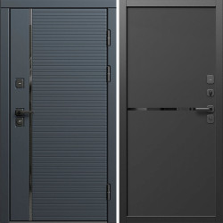 Входная дверь Termo-Door Графит Лайн - Нео Black