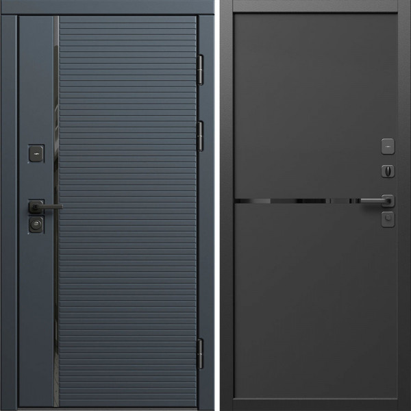 Входная дверь Termo-Door Графит Лайн - Нео Black