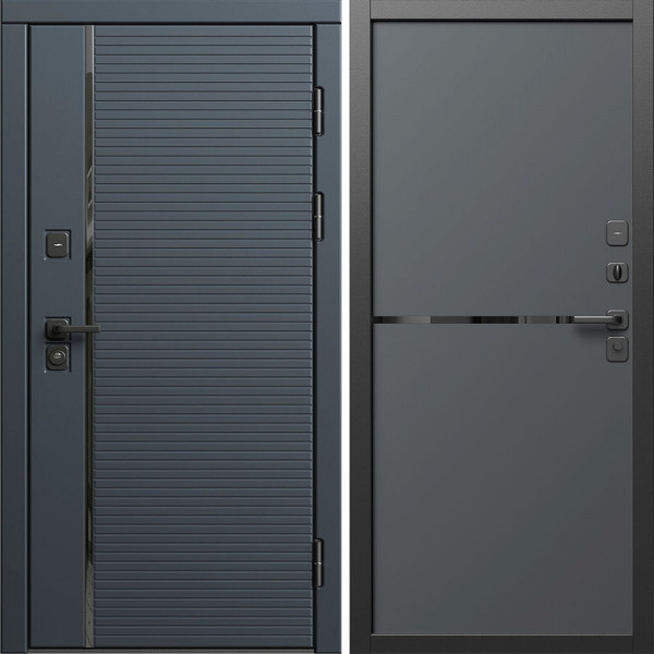 Входная дверь Termo-Door Графит Лайн - Нео Графит