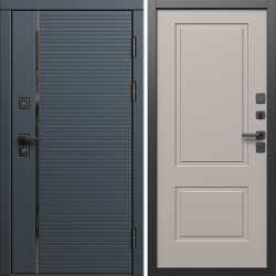 Входная дверь Termo-Door Графит Лайн - Нео Классика Капучино
