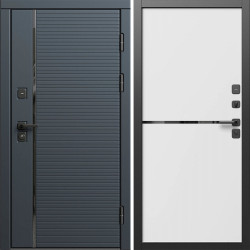 Входная дверь Termo-Door Графит Лайн - Нео White