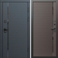 Входная дверь Termo-Door Графит Лайн - Порте Шоколад
