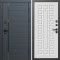 Входная дверь Termo-Door Графит Лайн - Престиж белое дерево