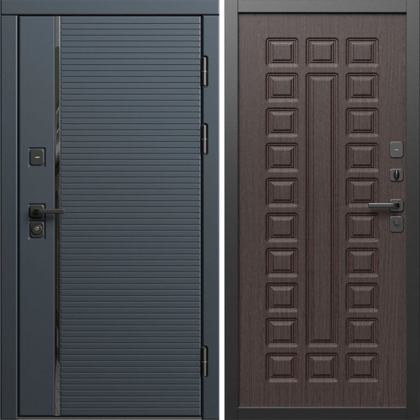 Входная дверь Termo-Door Графит Лайн - Престиж венге