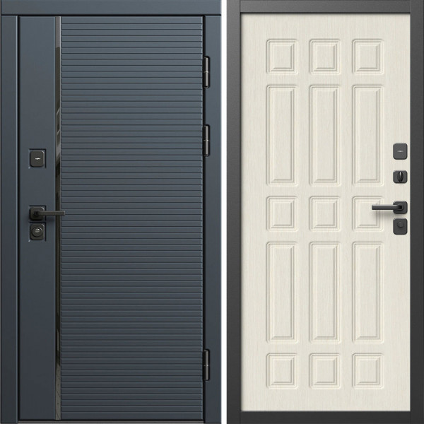 Входная дверь Termo-Door Графит Лайн - Спарта лиственница