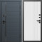 Входная дверь Termo-Door Графит Лайн - Страйп Белый Софт