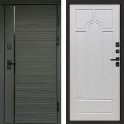 Входная дверь Termo-Door Графит Line - Арка лиственница