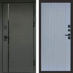 Входная дверь Termo-Door Графит Line - Flat Grey софт