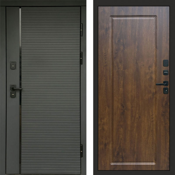 Входная дверь Termo-Door Графит Line - Гранд Дуб
