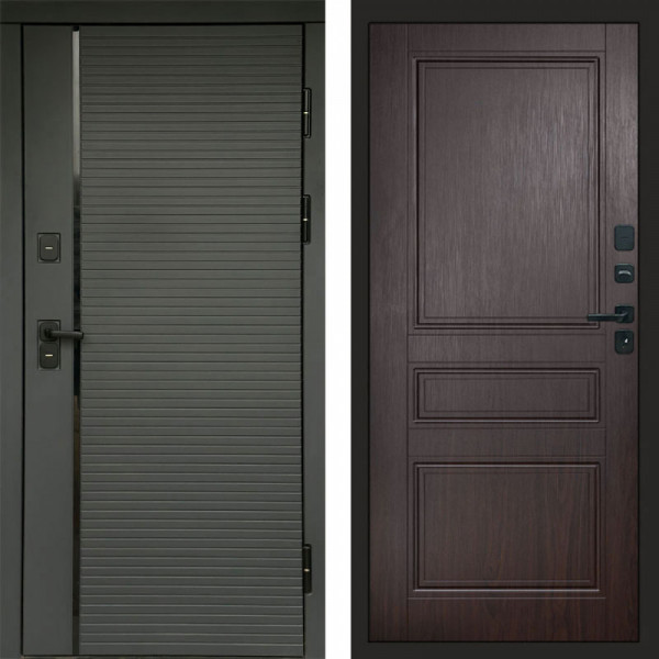 Входная дверь Termo-Door Графит Line - Классика венге