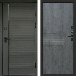 Входная дверь Termo-Door Графит Line - Мастино Бетон темный