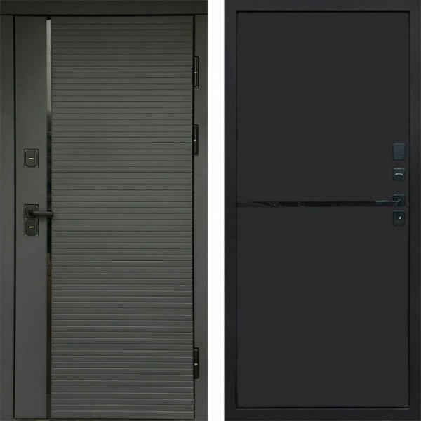 Входная дверь Termo-Door Графит Line - Нео Black