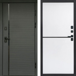 Входная дверь Termo-Door Графит Line - Нео White