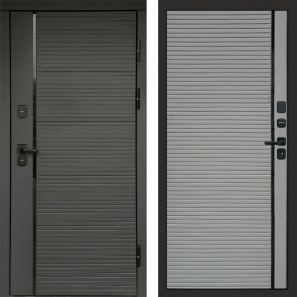 Входная дверь Termo-Door Графит Line - Porte Grey софт