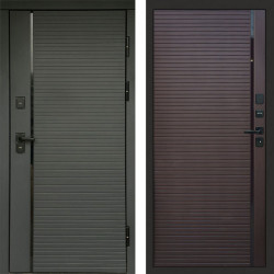 Входная дверь Termo-Door Графит Line - Porte Шоколад