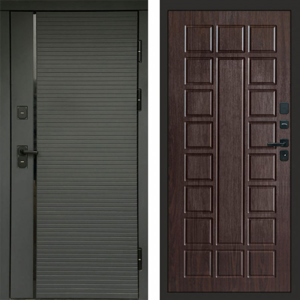 Входная дверь Termo-Door Графит Line - Престиж венге