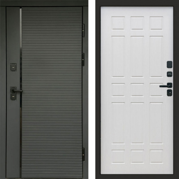 Входная дверь Termo-Door Графит Line - Спарта лиственница