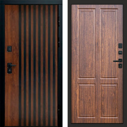 Входная дверь Termo-Door Кантри - Без серии Орех стандарт