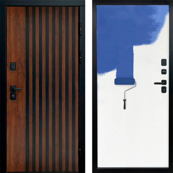 Входная дверь Termo-Door Кантри - Гладкая Панель Под Покраску Под покраску (грунт)