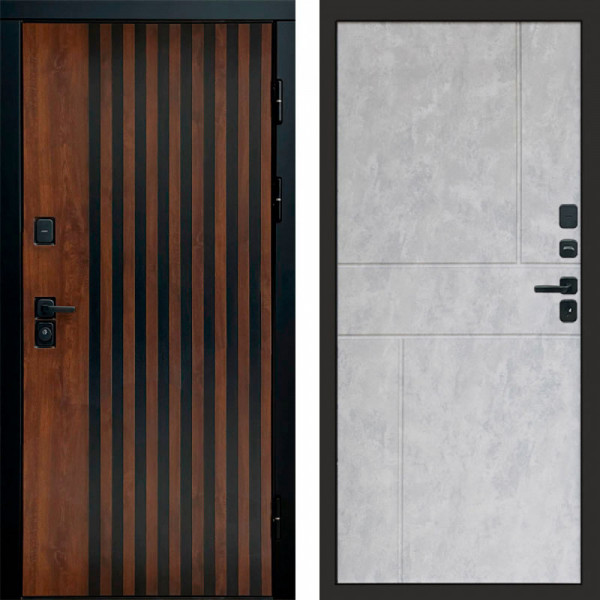 Входная дверь Termo-Door Кантри - Горизонт бетон светлый