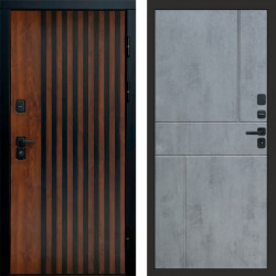 Входная дверь Termo-Door Кантри - Горизонт бетон темный