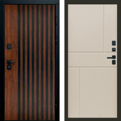 Входная дверь Termo-Door Кантри - Горизонт Слоновая кость