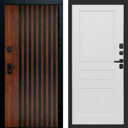 Входная дверь Termo-Door Кантри - Классика белое дерево