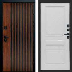 Входная дверь Termo-Door Кантри - Классика белый матовый