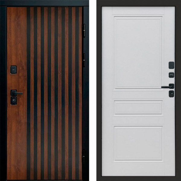 Входная дверь Termo-Door Кантри - Классика белый матовый