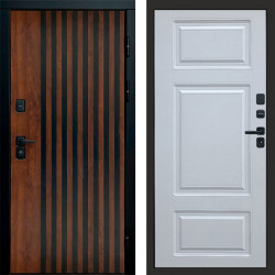 Входная дверь Termo-Door Кантри - Лион Белый софт