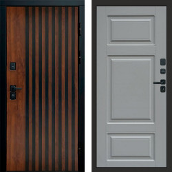 Входная дверь Termo-Door Кантри - Лион Grey софт