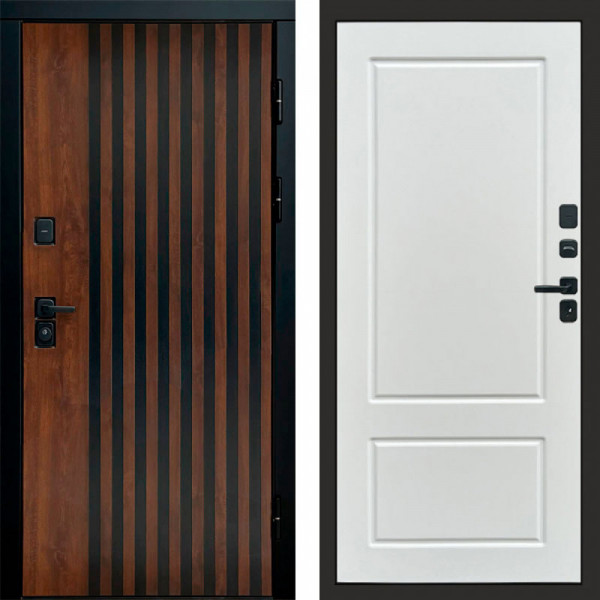 Входная дверь Termo-Door Кантри - Марсель Белый софт