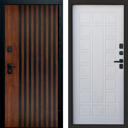 Входная дверь Termo-Door Кантри - Престиж белое дерево